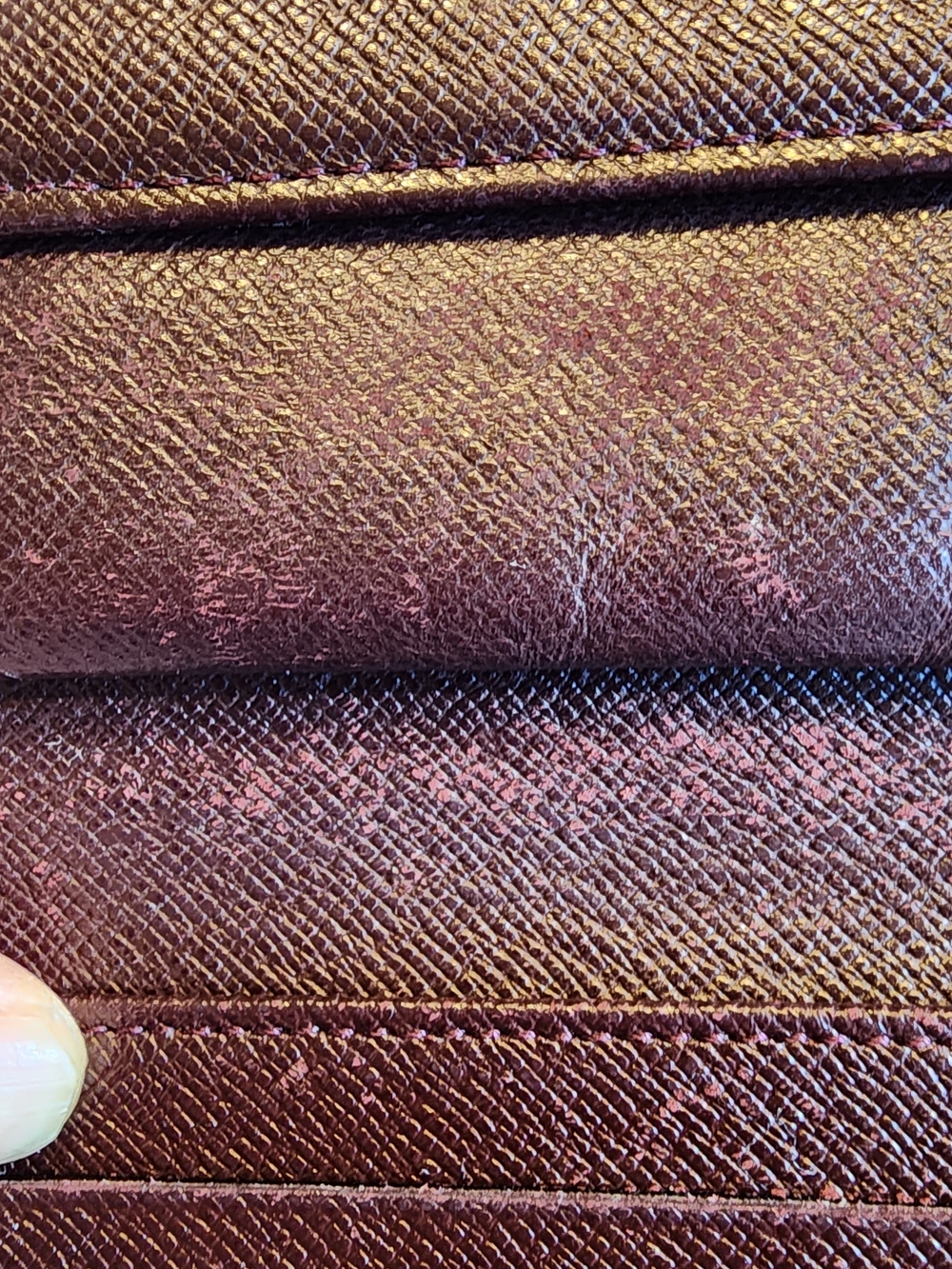 Louis Vuitton Men's Compact Bi-Fold Wallet - Taiga Dark Brown Leather - Picture 3 of 9
